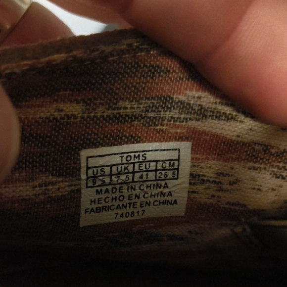 Toms Suede Tan Wedge Booties - Picture 2 of 4